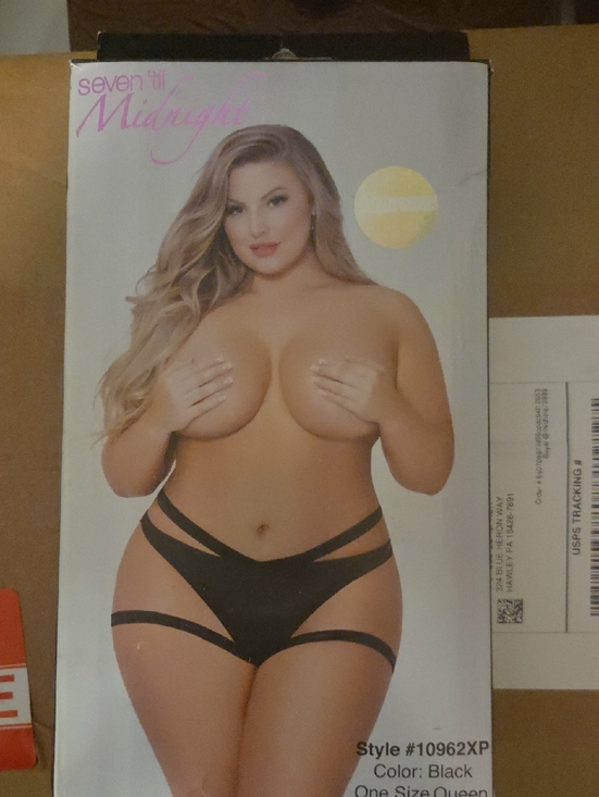 Other - Plus Size Strappy Black Panty